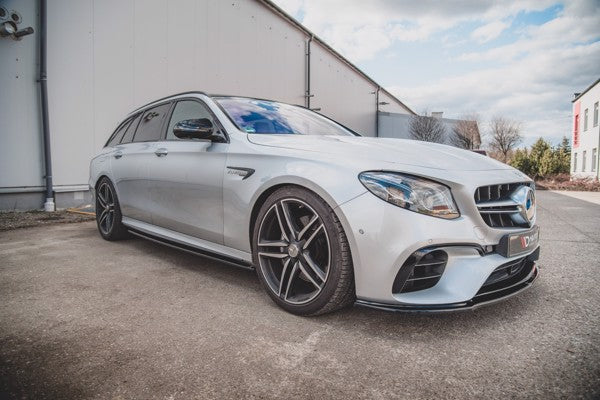 Maxton Side Skirts Diffusers Mercedes-Benz E63 Amg Estate/Sedan S213/W213 - Gloss Black