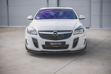Maxton Front Splitter V.1 Opel Insignia Mk. 1 Opc Facelift - Gloss Black