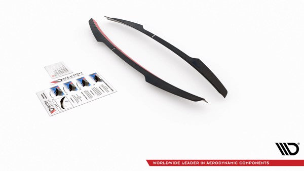 Maxton Spoiler Cap Volkswagen Caddy Mk3 Facelift - Gloss Black