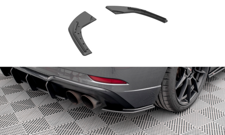 Maxton Street Pro Rear Side Splitters Audi S3 Sportback 8V Facelift - Black
