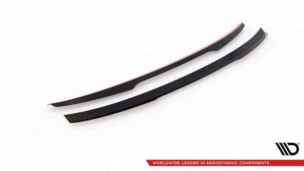 Maxton Spoiler Cap Audi A4 Sedan B9 Facelift - Gloss Black