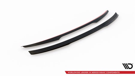 Maxton Spoiler Cap Audi A4 Sedan B9 Facelift - Gloss Black