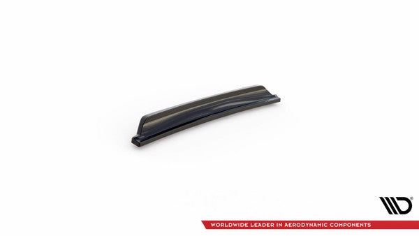 Maxton Central Rear Splitter (With Vertical Bars) Porsche 911 Carrera / Carrera Gts 997 Facelift - Gloss Black