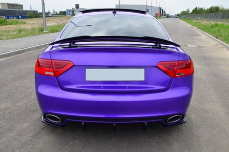 Maxton Spoiler Cap Audi RS5 Mk1 (8T) Facelift - Gloss Black