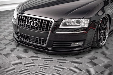 Maxton Front Splitter VW Audi S8 D3 - Gloss Black