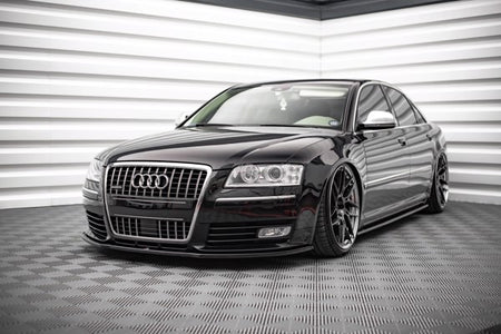 Maxton Front Splitter VW Audi S8 D3 - Gloss Black