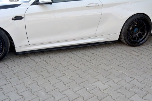 Maxton Side Skirts Diffusers BMW M2 F87 Coupé - Gloss Black