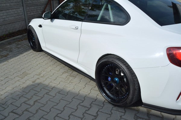 Maxton Side Skirts Diffusers BMW M2 F87 Coupé - Gloss Black