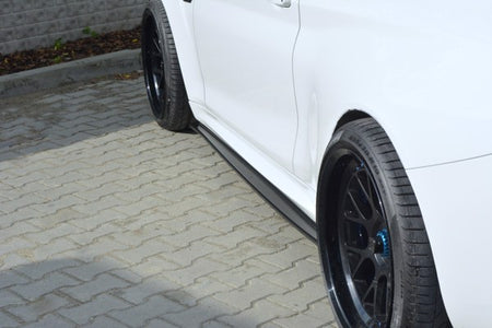 Maxton Side Skirts Diffusers BMW M2 F87 Coupé - Gloss Black