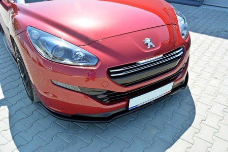 Maxton Front Splitter V.1 Peugeot Rcz Facelift  - Gloss Black