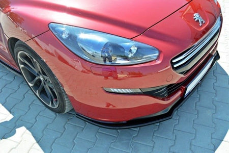 Maxton Front Splitter V.1 Peugeot Rcz Facelift  - Gloss Black