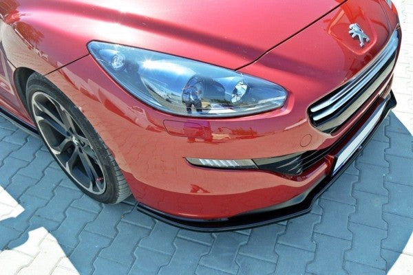 Maxton Front Splitter V.1 Peugeot Rcz Facelift  - Gloss Black
