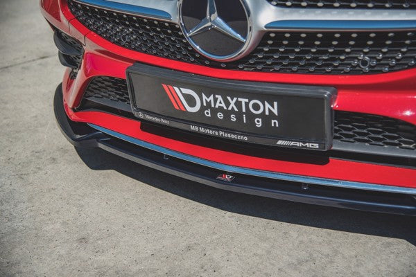 Maxton Front Splitter V.2 Mercedes-Benz Cla Amg-Line C118 - Gloss Black