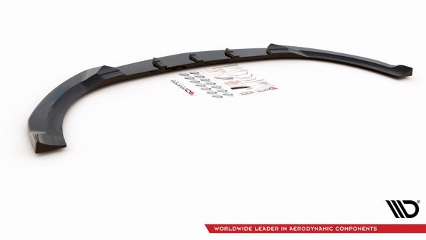 Maxton Front Splitter V.2 Mercedes-Benz Cla Amg-Line C118 - Gloss Black