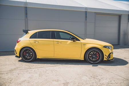 Maxton Side Skirts Diffusers Mercedes-Amg A 45 S W177 - Gloss Black