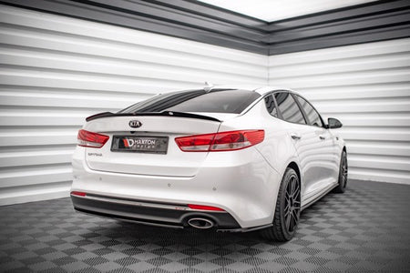 Maxton Rear Side Splitters Kia Optima Mk4 - Gloss Black