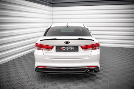 Maxton Rear Side Splitters Kia Optima Mk4 - Gloss Black