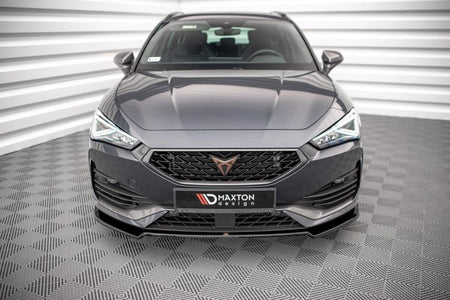 Maxton Front Splitter V.2 Cupra Leon - Gloss Black