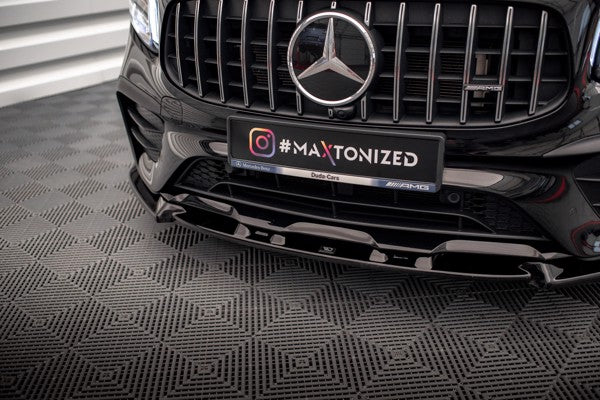 Maxton Front Splitter V.1 Mercedes-Amg Glb 35 X247 - Gloss Black