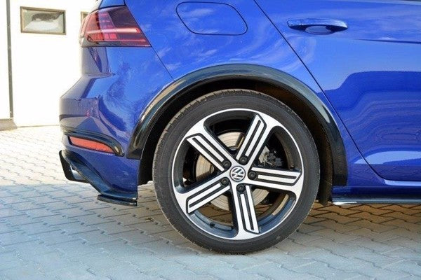 Maxton Fenders Extension VW Golf 7 R / R-Line Facelift - Gloss Black