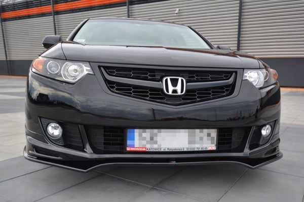 Maxton Front Splitter Honda Accord Mk.8 Type-S (Cu-Series) Preface Sedan - Gloss Black