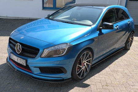 Maxton Front Splitter Mercedes-Benz W176 Amg-Line Preface - Gloss Black