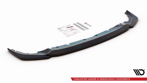 Maxton Front Splitter V.3 For BMW 1 F40 M-Pack/ M135I  - Gloss Black