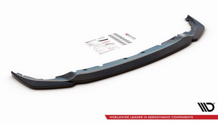 Maxton Front Splitter V.3 For BMW 1 F40 M-Pack/ M135I  - Gloss Black