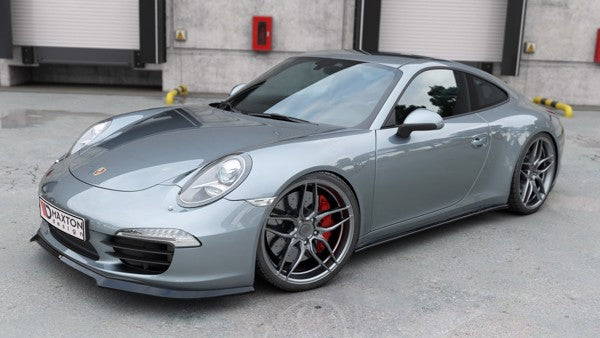 Maxton Side Skirts Diffusers Porsche 911 Carrera 991 - Gloss Black