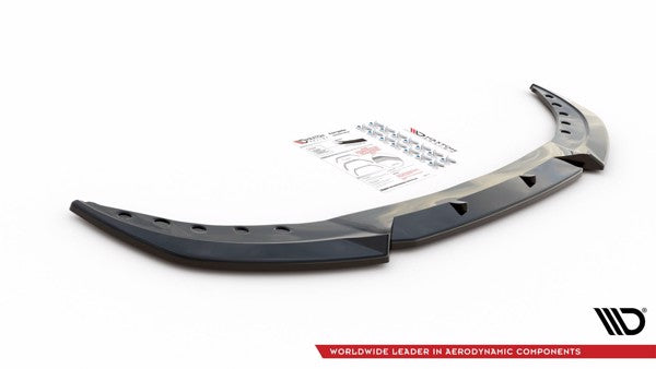 Maxton Front Splitter V.1 BMW 3 G20 / G21 - Gloss Black