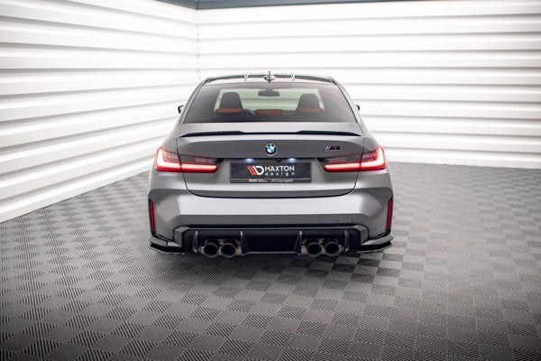 Maxton Rear Side Splitters V.1 BMW M3 G80 - Gloss Black