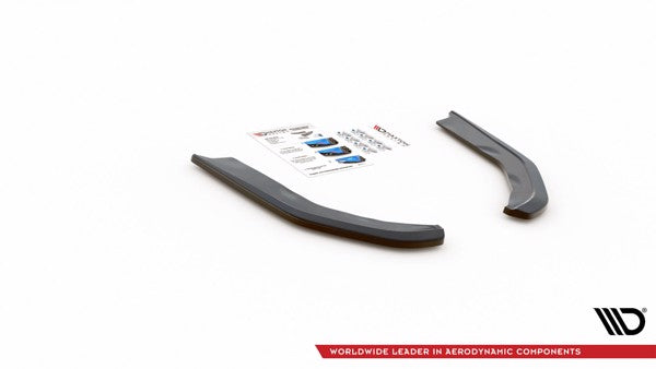 Maxton Rear Side Splitters V.1 BMW M3 G80 - Gloss Black
