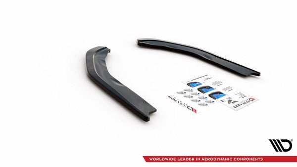 Maxton Rear Side Splitters V.1 BMW M3 G80 - Gloss Black