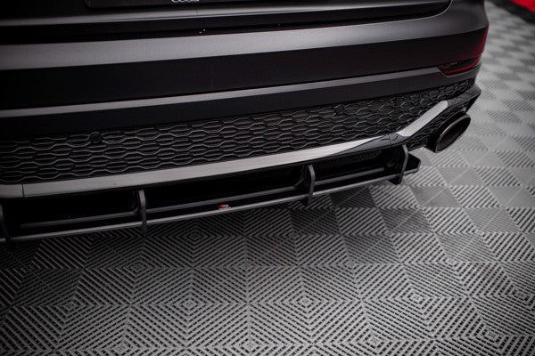 Maxton Street Pro Rear Diffuser Audi RSq8 Mk1 - Black