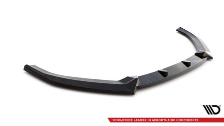 Maxton Front Splitter V.1 Audi S3 / A3 S-Line Sportback 8V Facelift - Gloss Black