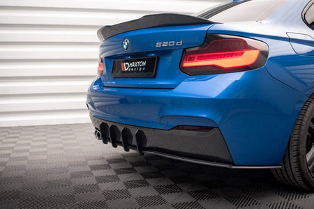 Maxton Street Pro Rear Diffuser BMW 2 M-Pack F22 - Black