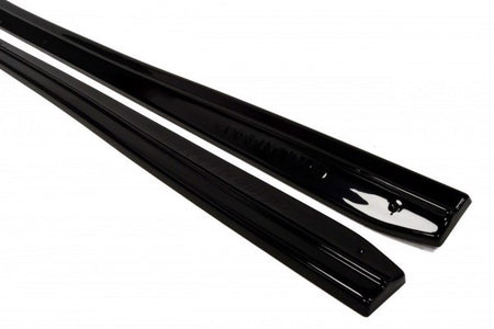 Maxton Side Skirts Diffusers Saab 9-3 Turbo X/ Aero Facelift - Gloss Black