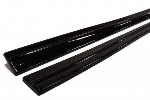 Maxton Side Skirts Diffusers Saab 9-3 Turbo X/ Aero Facelift - Gloss Black