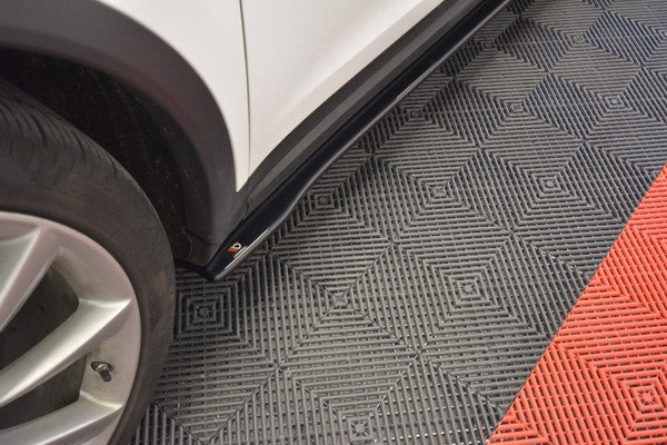 Maxton Side Skirts Diffusers V.2 Tesla Model X - Gloss Black