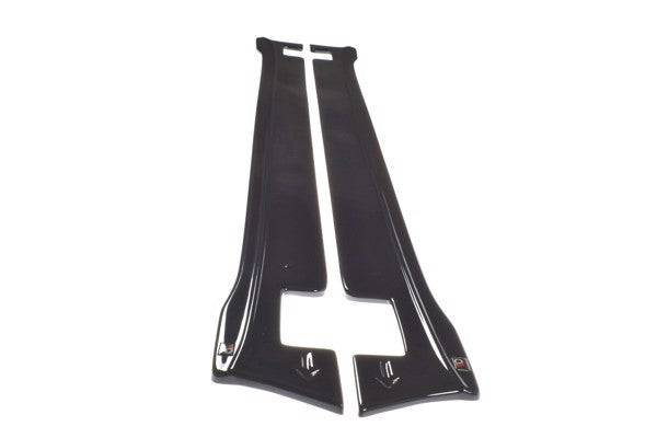 Maxton Side Skirts Diffusers V.2 Tesla Model X - Gloss Black