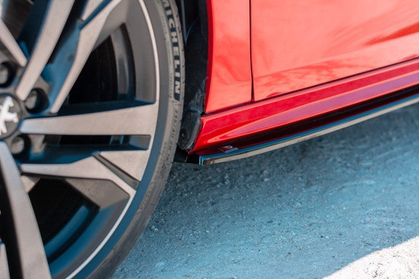 Maxton Side Skirts Diffusers Peugeot 508 Mk2 - Gloss Black