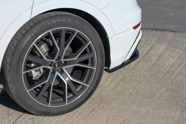 Maxton Rear Side Splitters Audi Q8 S-Line - Gloss Black