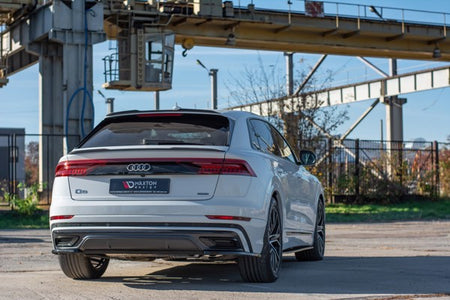 Maxton Rear Side Splitters Audi Q8 S-Line - Gloss Black