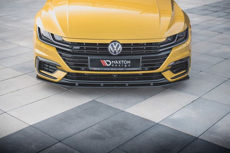 Maxton Racing Durability Front Splitter Volkswagen Arteon R-Line - Black