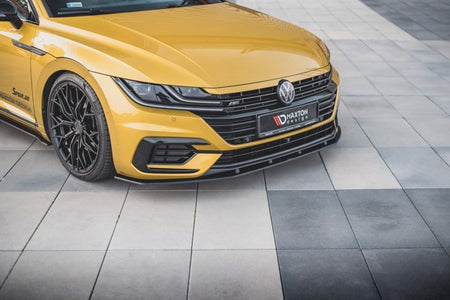Maxton Racing Durability Front Splitter Volkswagen Arteon R-Line - Black