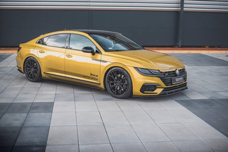 Maxton Racing Durability Front Splitter Volkswagen Arteon R-Line - Black