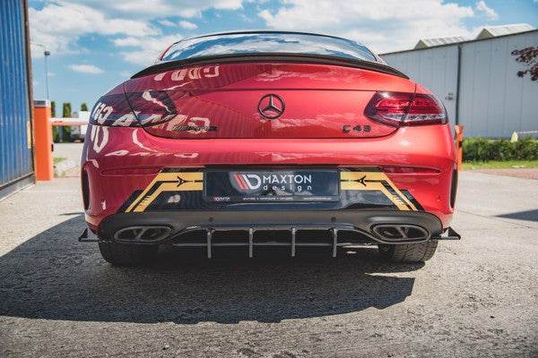 Maxton Racing Durability Rear Diffuser Mercedes-Amg C43 Coupe C205 - Black