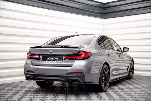 Maxton Spoiler Cap BMW 5 G30 Facelift M-Pack - Gloss Black