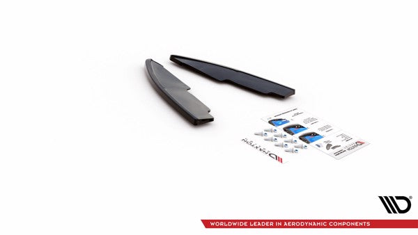 Maxton Rear Side Splitters Ford Kuga St-Line Mk3 - Gloss Black
