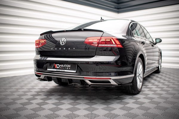 Maxton Spoiler Cap Volkswagen Passat Sedan B8 Facelift - Gloss Black